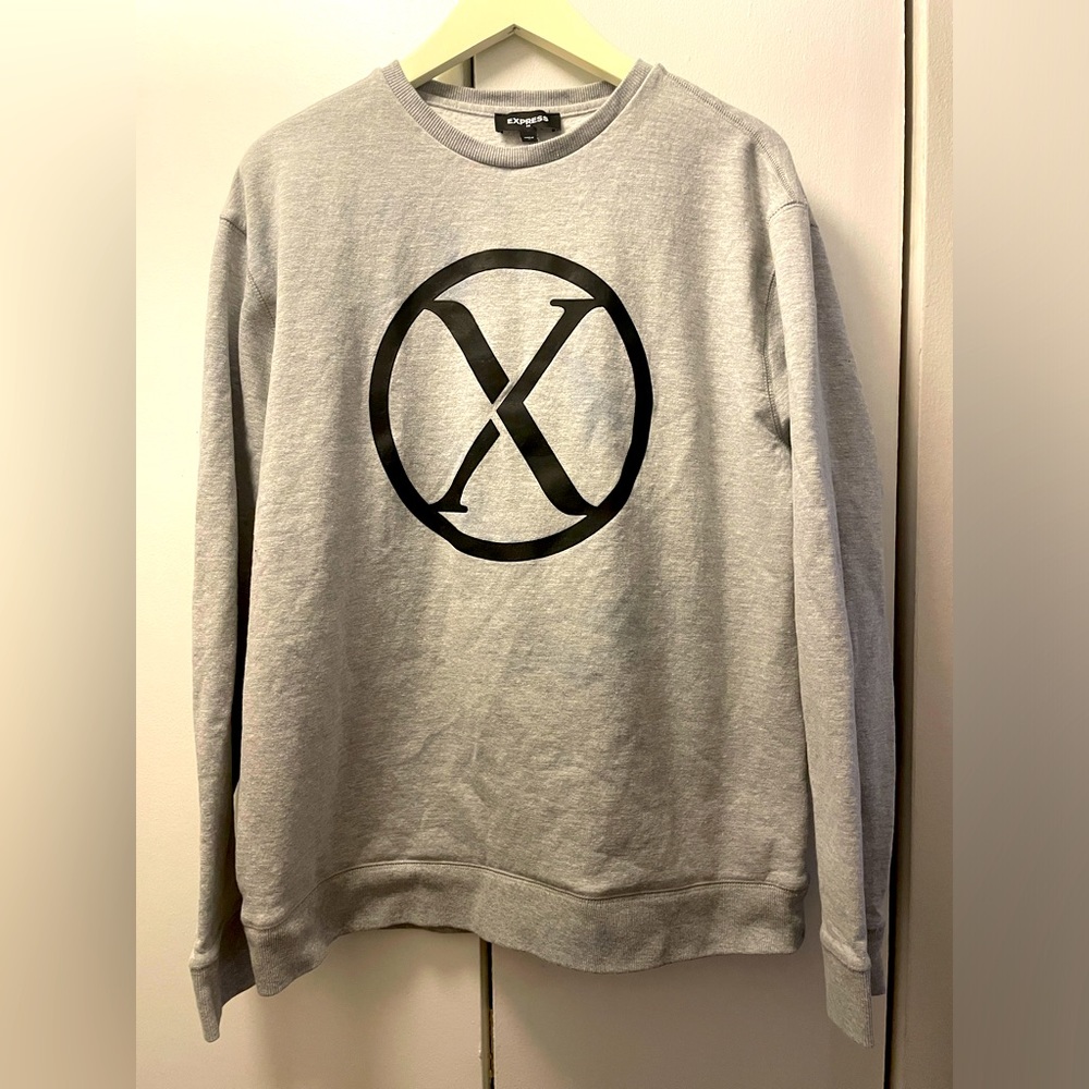 Express Sweater Men’s L Pullover Grey
